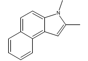 2,3-Dimethyl-1H-benzo[e]indole structure, CAS 55970-05-0