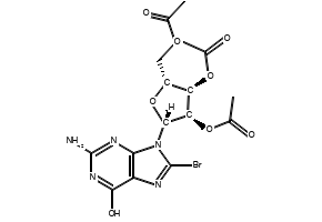 2',3',5-Tri-O-acetyl-8-bromoguanosine structure, CAS 15717-45-0