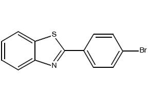 2-(4-Bromophenyl)benzothiazole structure, CAS 19654-19-4