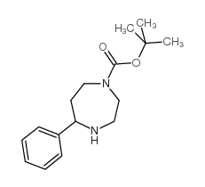 Tetrt-butyl5-phenyl-1,4-diazepane-1-carboxylate structure, CAS 941712-23-8