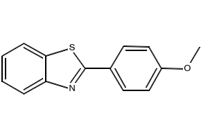 2-(4-Methoxyphenyl)-benzothiazol structure, CAS 6265-92-5