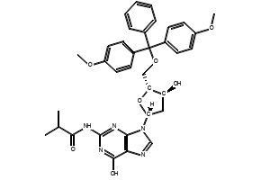 N2-Phenoxyacetyl-2'-deoxyguanosine structure, CAS 115389-03-2