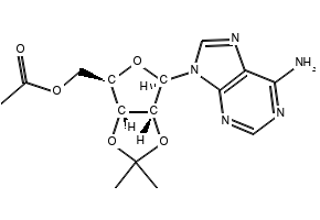 5'-Acetyl-2',3'-isopropylideneadenosine structure, CAS 15888-38-7