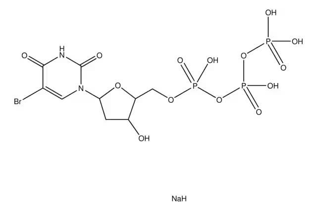 5-Bromo-2'-deoxyuridine5'-triphosphatesodiumsalt structure, CAS 102212-99-7