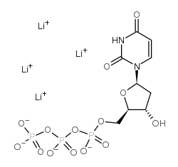 2'-Deoxyuridine5'-triphosphatetetralithiumsalt structure, CAS 93858-62-9
