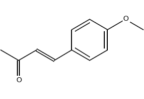 1-(P-Methoxyphenyl)-1-buten-3-one structure, CAS 943-88-4