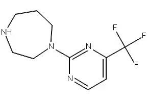 1-[4-(Trifluoromethyl)pyrimidin-2-yl]-1,4-diazepane structure, CAS 238403-48-0