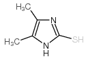 4,5-Dimethyl-1H-imidazole-2-thiol structure, CAS 1192-72-9