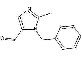 1-Benzyl-2-(methylsulfanyl)-1H-imidazole-5-carboxylicacid structure, CAS 403479-30-1