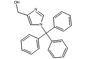 1-Trityl-1H-imidazole-4-methanol structure, CAS 33769-07-2