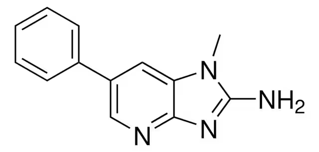 2-Amino-1-methyl-6-phenylimidazo[4,5-B]pyridine structure, CAS 105650-23-5