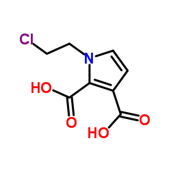 1-(2-ChloroEthyl)-1H-pyrrole-2,3-dicarboxylicacid structure, CAS 944709-39-1