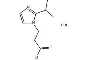 3-(2-Isopropyl-imidazol-1-yl)-propionicacid structure, CAS 462068-54-8