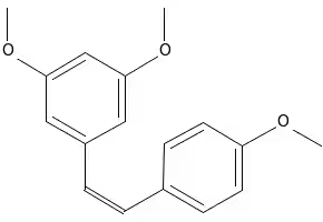 (Z)-3,5,4'-Trimethoxystilbene structure, CAS 94608-23-8