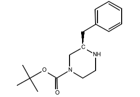 (R)-1-Boc-3-Benzylpiperazine structure, CAS 947272-49-3