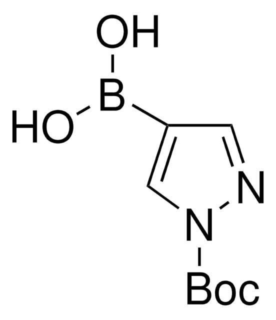 1-Tert-butoxycarbonyl-1H-pyrazole-4-boronicacid structure, CAS 947533-31-5
