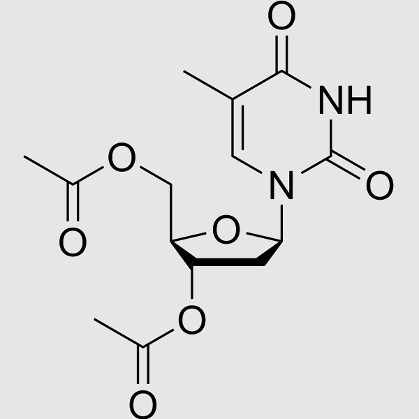 3',5'-Diacetylthymidine structure, CAS 6979-97-1