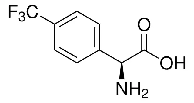 4-(Trifluoromethyl)phenylglycine structure, CAS 144789-75-3