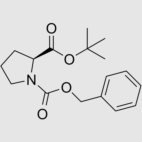 N-Carbobenzoxy-L-prolinetert-butylester structure, CAS 16881-39-3