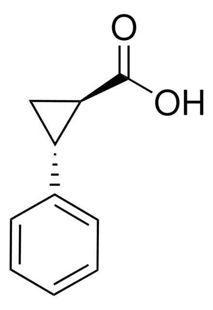 trans-2-Phenyl-1-cyclopropanecarboxylicacid structure, CAS 939-90-2