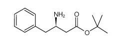 T-Butyl(3R)-3-amino-4-phenylbutanoate structure, CAS 166023-31-0