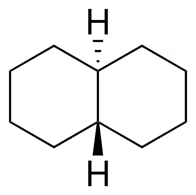 trans-Decahydronaphthalene structure, CAS 493-02-7