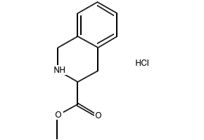 (S)-1,2,3,4-Tetrahydroisoquinoline-3-carboxylicacidmethylesterhydrochloride structure, CAS 57060-88-5