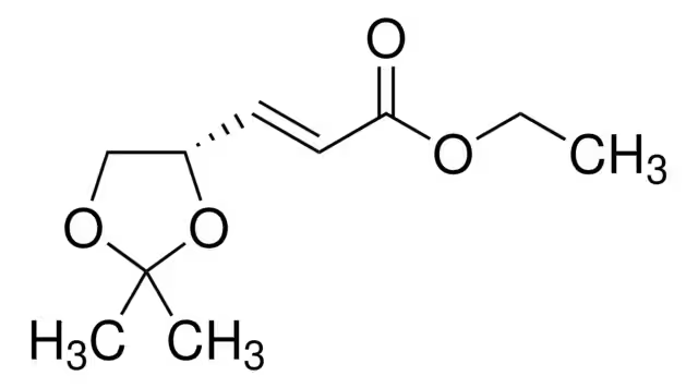 (S)-Ethyl-4,5-isopropylidene-2-pentanoate structure, CAS 64520-58-7