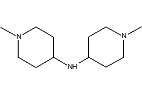 Bis(1-methylpiperidin-4-yl)amine structure, CAS 117927-28-3