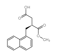 (S)-2-(1-Naphthylmethyl)succinicacid-1-methylester structure, CAS 130693-96-8