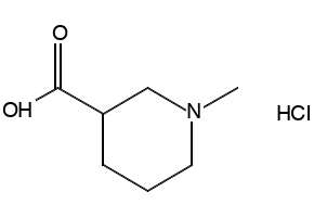 1-Methylpiperidine-3-carboxylicacidhydrochloride structure, CAS 19999-64-5