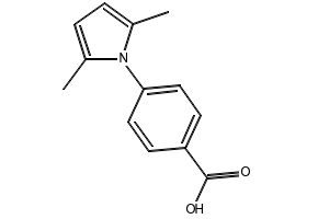 4-(2,5-Dimethylpyrrol-1-yl)benzoicacid structure, CAS 15898-26-7