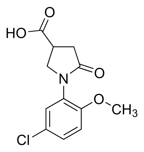 1-(5-Chloro-methoxyphenyl)-5-oxo-3-pyrrolidinecarboxylicacid structure, CAS 63675-21-8