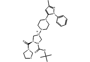 5-tert-butyl-2-methyl-4-pyrrolidin-1-ylmethyl-furan-3-carboxylicacid structure, CAS 435341-86-9