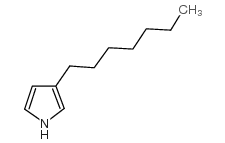 3-Heptylpyrrole structure, CAS 878-11-5