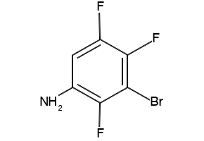 3-Bromo-2,4,5-trifluorobenzoicacid structure, CAS 33564-64-6