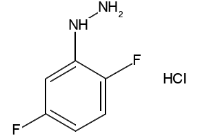 2,5-Difluorophenylhydrazinehydrochloride structure, CAS 175135-73-6