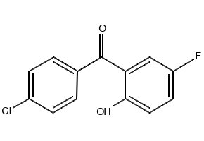 4'-Chloro-5-fluoro-2-hydroxybenzophenone structure, CAS 62433-26-5