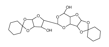 1,2-O-cyclohexylidene-alpha-D-xylopentodialdo-1,4-furanosedimer structure, CAS 22250-05-1