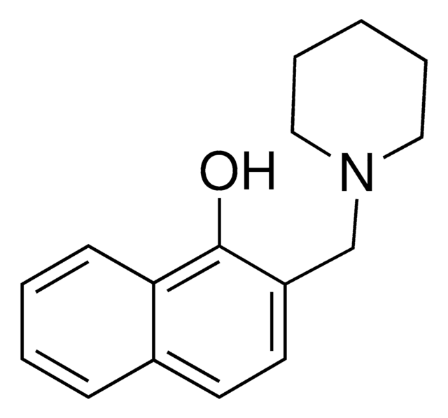 2-(Piperidinomethyl)-1-naphthol structure, CAS 6638-91-1