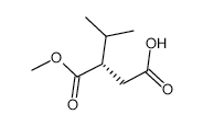 (S)-2-Isopropylsuccinicacid-1-methylester structure, CAS 208113-95-5