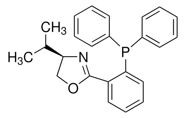 (4R)-(+)-4,5-Dihydro-2-[2'-(diphenylphosphino)phenyl]-4-isopropyloxazole structure, CAS 164858-78-0
