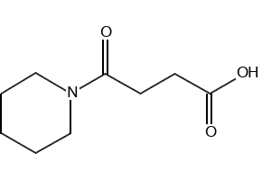 4-Oxo-4-piperidin-1-yl-butyricacid structure, CAS 4672-17-7