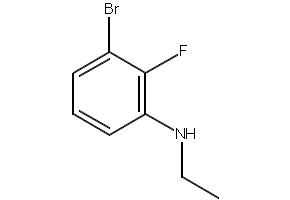 N-Ethyl-2-fluoroaniline structure, CAS 2707-64-4