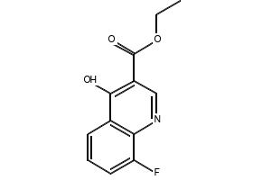 Ethyl8-fluoro-4-hydroxyquinoline-3-carboxylate structure, CAS 71083-06-2