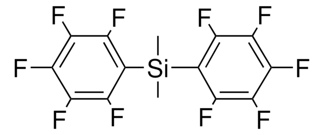 Bis(pentafluorophenyl)dimethylsilane structure, CAS 10536-62-6