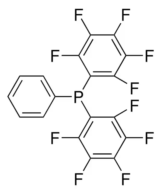 Bis(pentafluorophenyl)phenylphosphine structure, CAS 5074-71-5