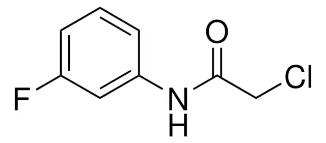 N-(Chloroacetyl)-3-fluoroaniline structure, CAS 350-81-2