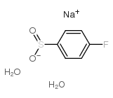 4-Fluorobenzenesulfinicacidsodiumsalt structure, CAS 824-80-6
