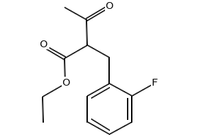 2-(2-Fluorobenzyl)acetoaceticacidethylester structure, CAS 24106-86-3